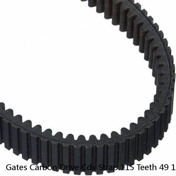 Gates Carbon Drive Cdx Strap 115 Teeth 49 13/16in Black 36 1/12ft-115T-12CT -