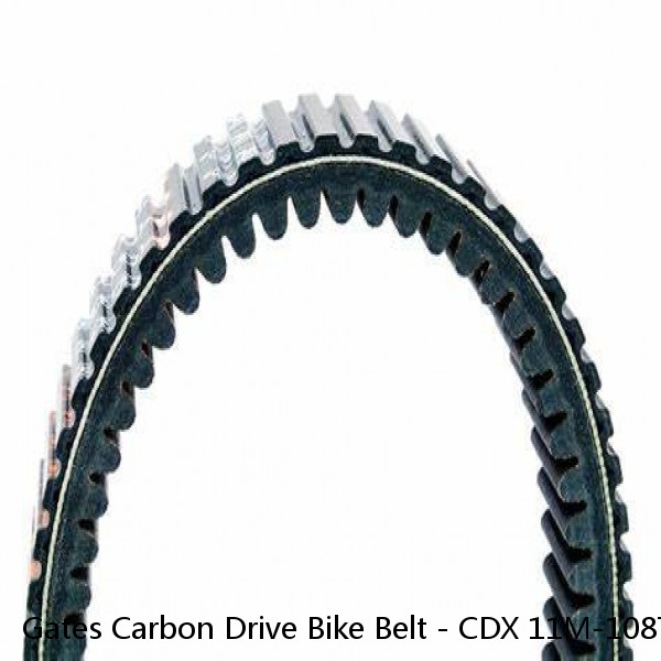 Gates Carbon Drive Bike Belt - CDX 11M-108T-12CT, black #1 small image