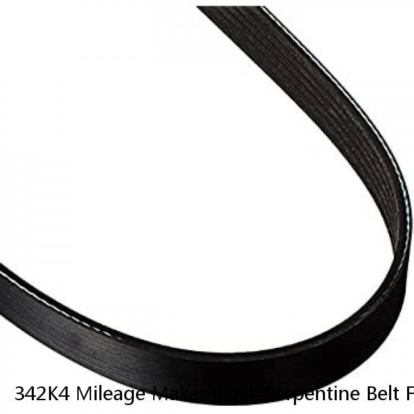 342K4 Mileage Maker Black Serpentine Belt Free Shipping Free Returns 4PK0870  #1 image