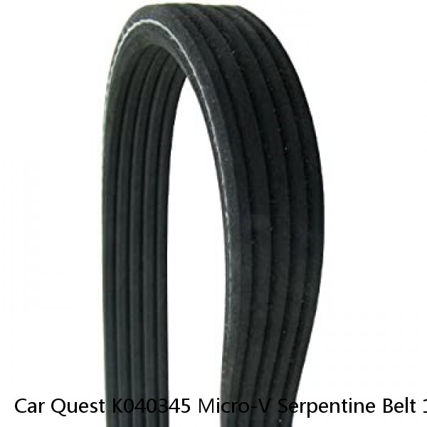 Car Quest K040345 Micro-V Serpentine Belt 1J-1553-B2 #1 image
