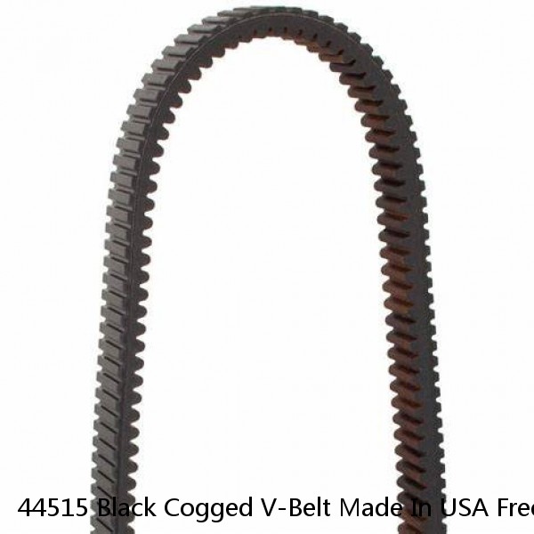 44515 Black Cogged V-Belt Made In USA Free Shipping Free Returns 11A1130 #1 image