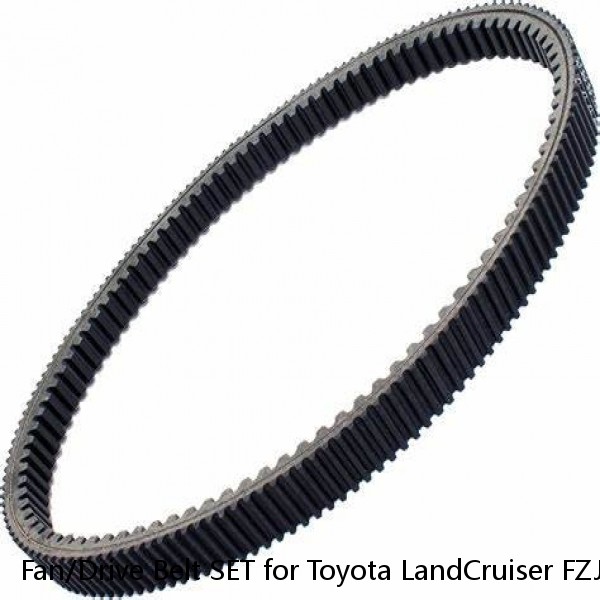 Fan/Drive Belt SET for Toyota LandCruiser FZJ80 FZJ105 4.5 1FZ-FE (92-02) #1 image